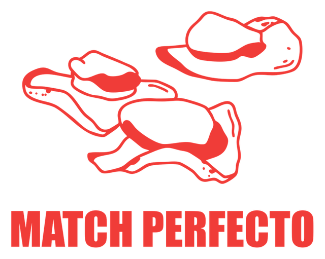 “Match perfecto” sticker (perfect match)